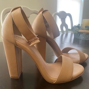 TORRID nude heels 7W